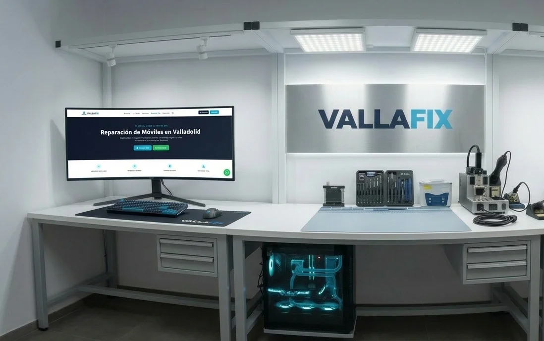Mesa de trabajo real VallaFix 3